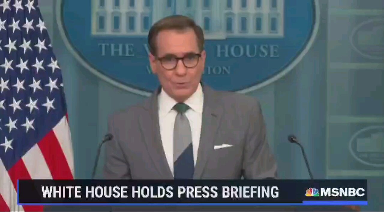 White House Spokesperson John Kirby on unsubstantiated rumors: Iran did NOT provide any early