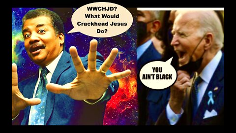 Racist Biden Repeatedly Calls Black Man Neil DeGrasse Tyson The N Word On Real Time With Bill Maher