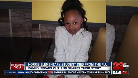 Norris Elementary diagnosed with flu and dies shortly after