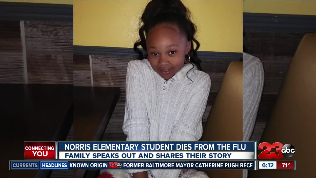 Norris Elementary diagnosed with flu and dies shortly after