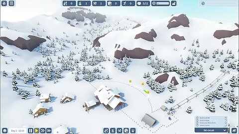 Snowtopia: Ski Resort Builder (early access, Utomik, gameplay)