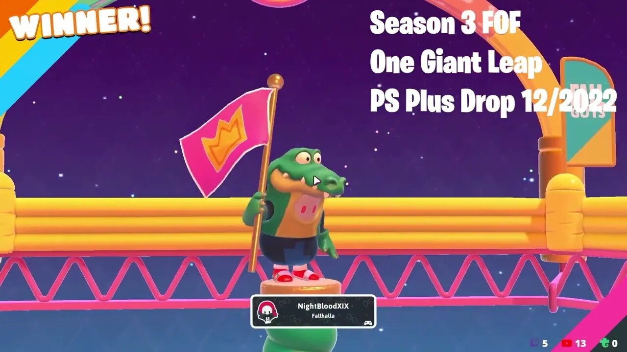 One Giant Leap - Fall Guys Season 3 PSPlus New Celebration