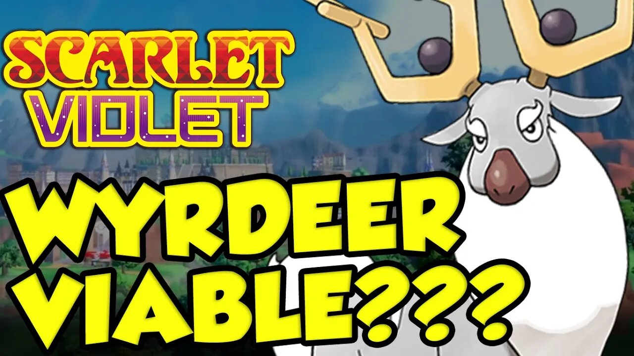 I MADE WYRDEER VIABLE??? BEST STANTLER AND WYRDEER Moveset Pokemon Scarlet and Violet!