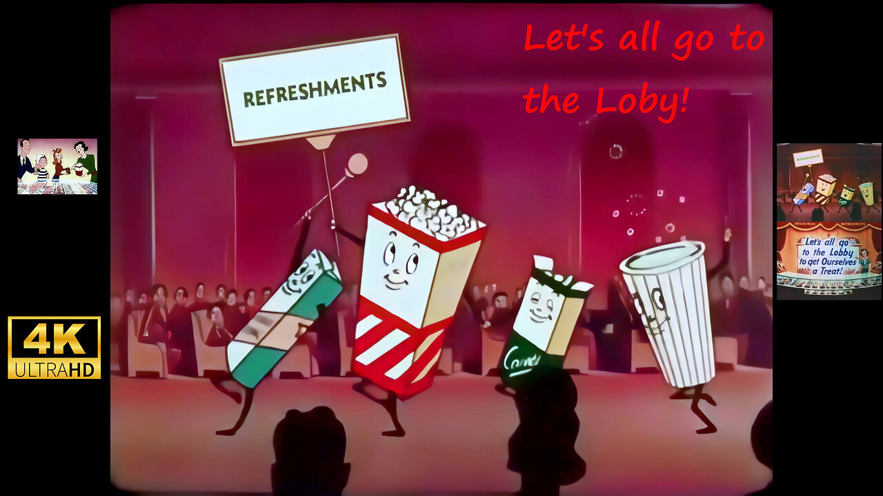 Let's All go to the Loby (1957) (AI Upscaled 4k and Color Adjusted)