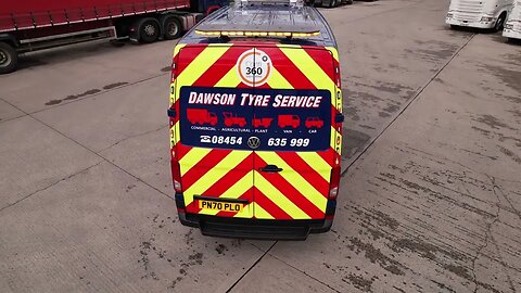 Dawson Tyre Services Ltd Mobile Tyre Change Vehicle - Welsh Drones Trucking