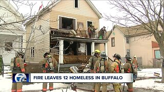 Twelve being assisted by Red Cross following fire on Fillmore Avenue