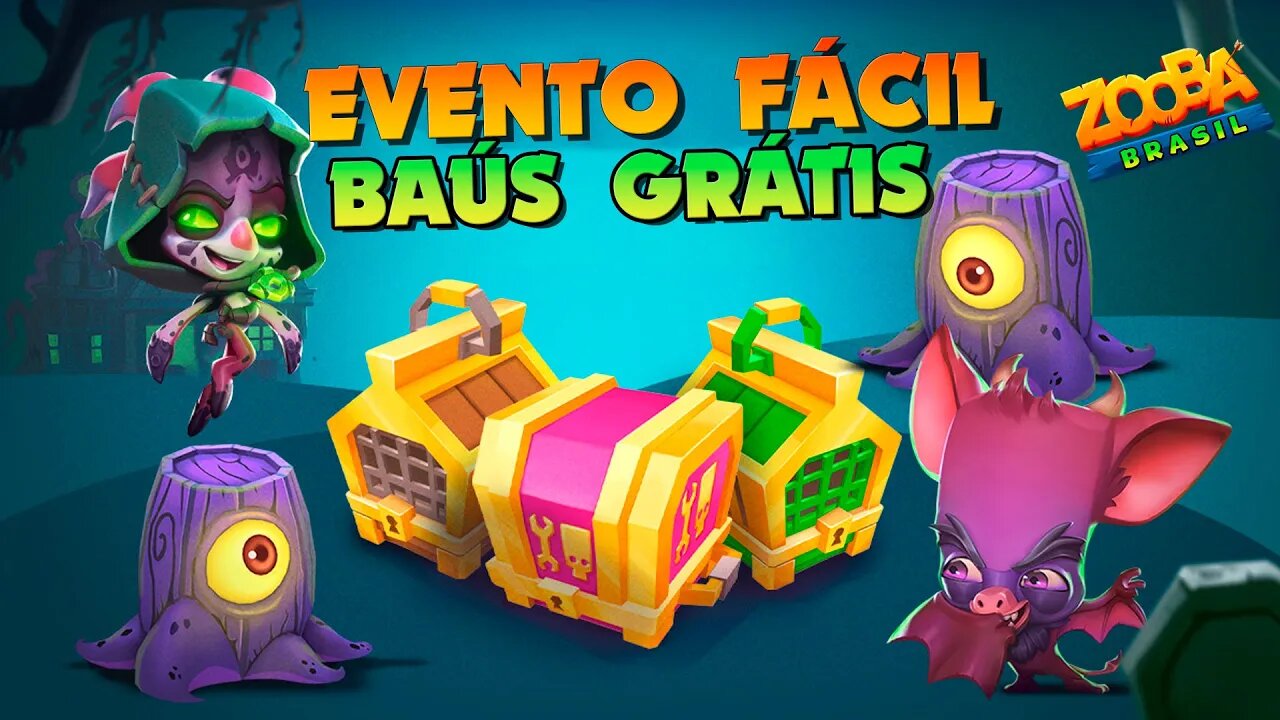 Baú Lendário GRÁTIS! Evento mais fácil do Zooba! Aproveite!