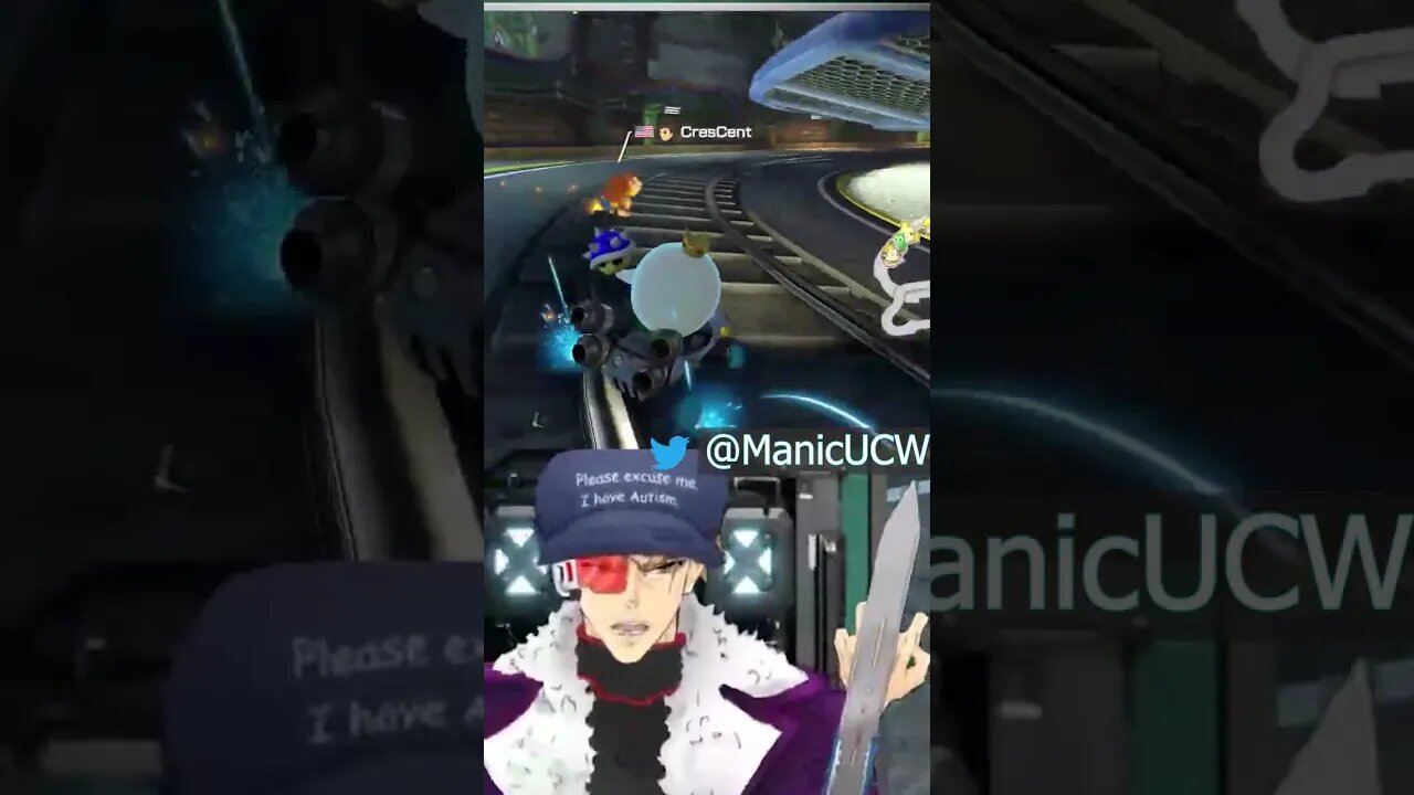The CRAZIEST Mario Kart Clip You'll Ever See #shorts