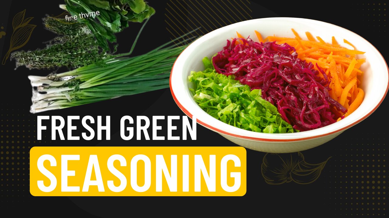 Make Fresh Green Seasoning