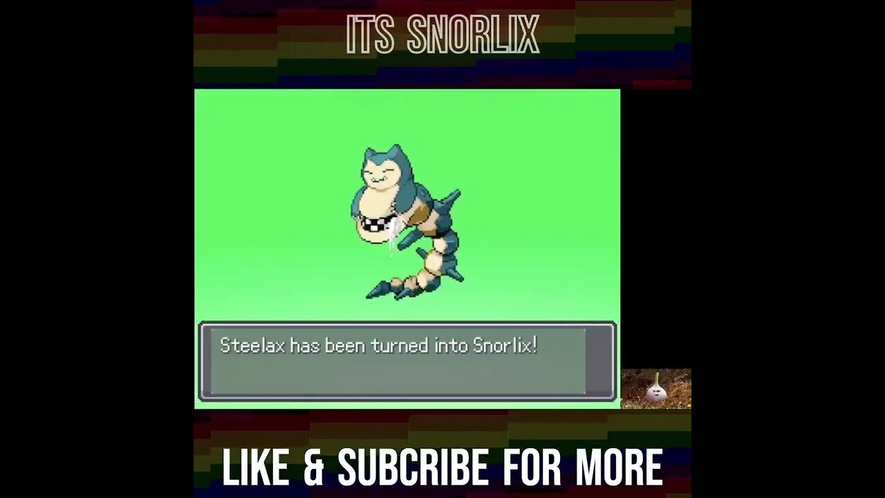 Pokemon Fusions, SNORLIX LOOKING LIKE ITS FROM RIDLEY SCOTTS - ALIEN! #shorts #subscribe #pokemon