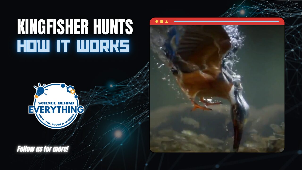Small Predator Hunts: This is how a kingfisher hunts its prey