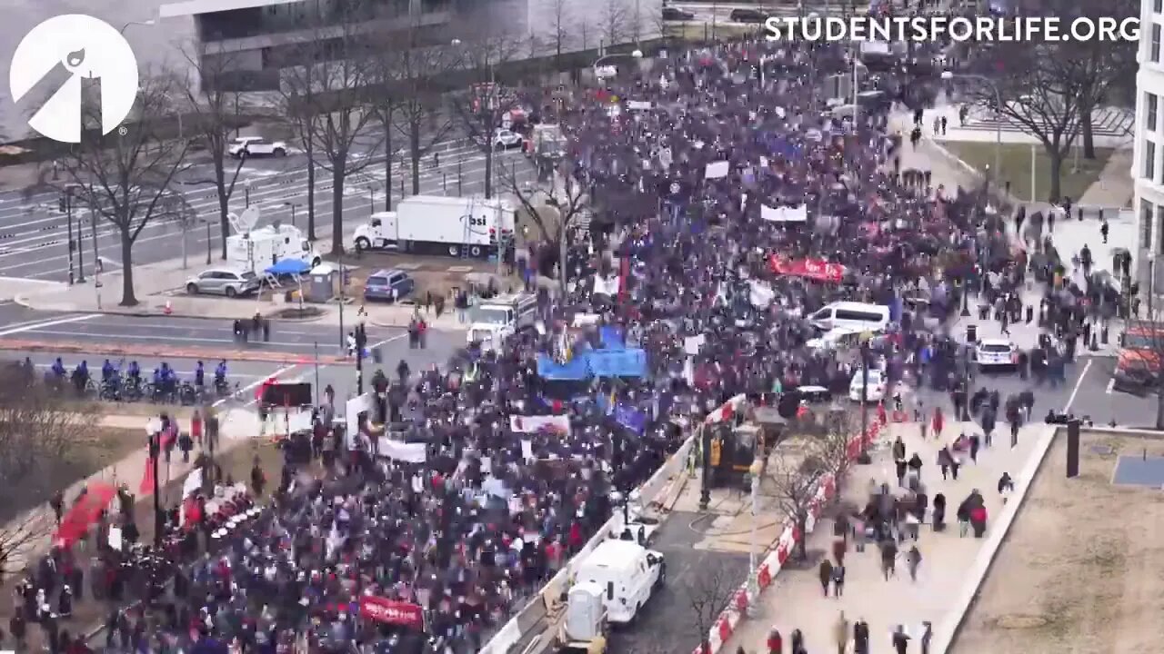 Wow look at this Crowd!! This is the March for Life 2022 - Timelapse vc: @studentsforlife