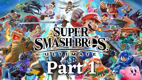 Super Smash Bros Ultimate part 1- Practicing and Getting My Butt Kicked (with Smabesgames)