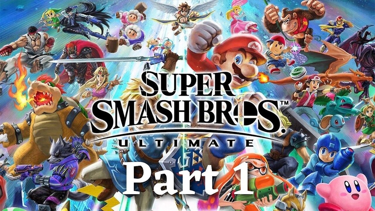 Super Smash Bros Ultimate part 1- Practicing and Getting My Butt Kicked (with Smabesgames)