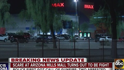 Shooting scare at Arizona Mills Mall sends shoppers running