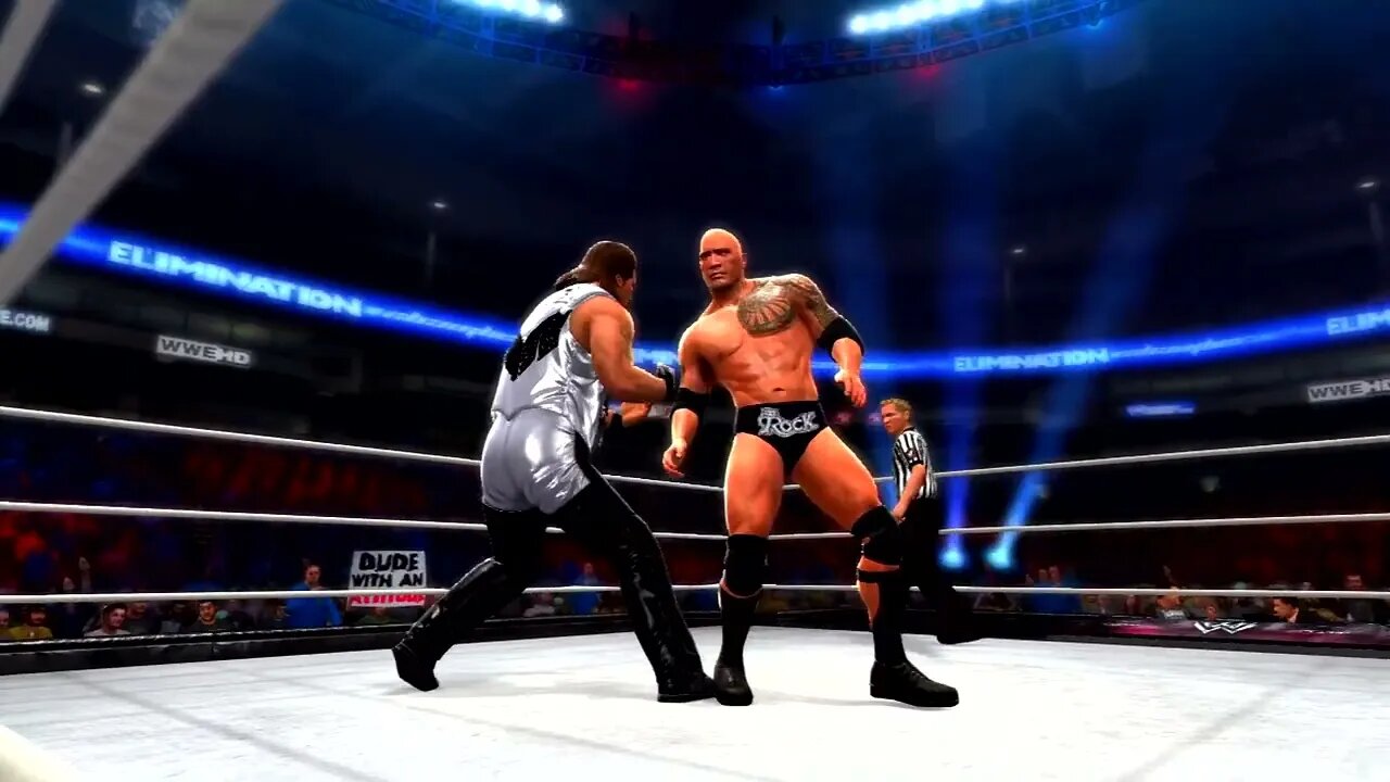 WWE 2K14 Gameplay The Rock vs Diesel