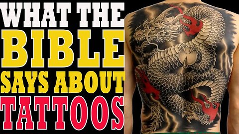 WHAT NOBODY EVER TELLS YOU ABOUT TATTOOS || ARE TATTOOS DEMONIC? (Part 1)