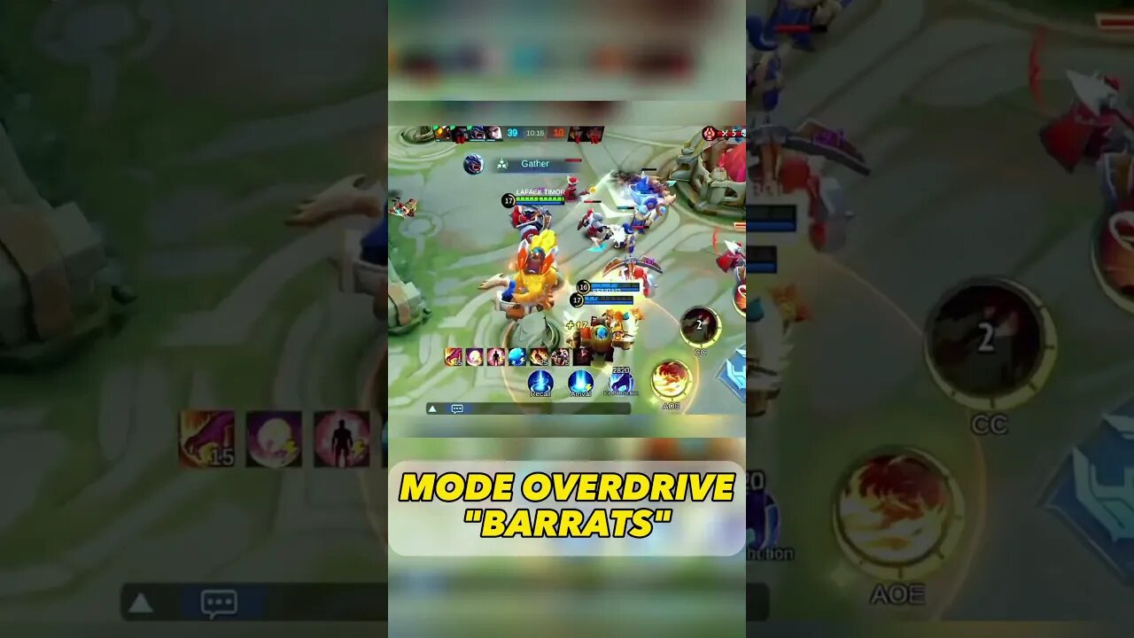 BARRATS MODE OVERDRIVE #mobilelegend #mpl #mlbb #mlbbesports #mplid #gameplay #gaming #mplsg #mplph