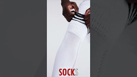 🧦 #SOCKS - Soccer Player's Stylish White Knee-High Socks Set the Stage for Victory 🦵🏻