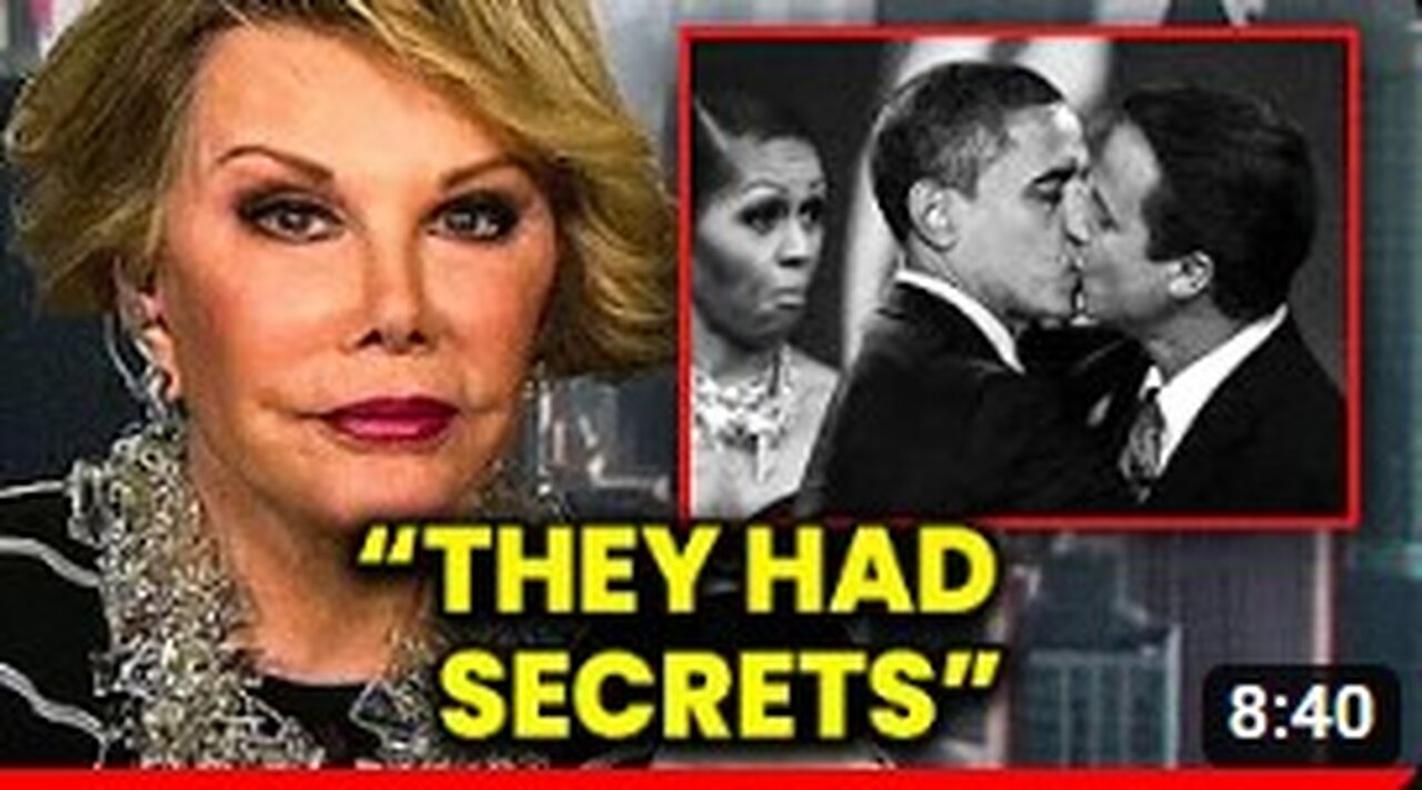 Was Joan Rivers Sacrificed After She Exposed Barack Obama Being Gay?