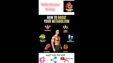 🔥How to boost your metabolism🔥#shorts🔥#viralshorts🔥#fitnessshorts🔥#wildfitnessgroup🔥