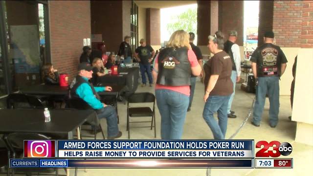 Armed Forces Support Foundation holds poker run to raise money for local heroes