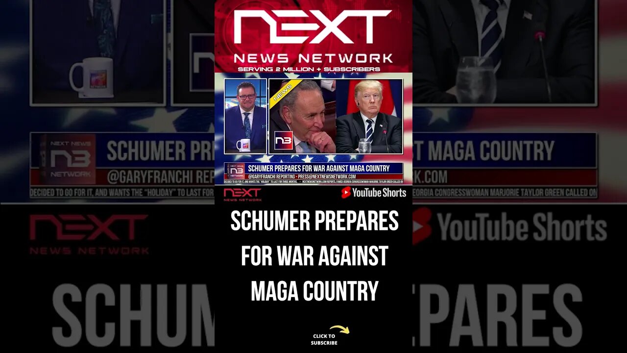 Schumer Prepares For War Against MAGA Country #shorts