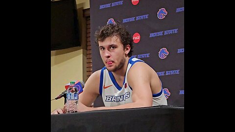 Post-Nevada Press Conference With Boise State Forward, Tyson Degenhart