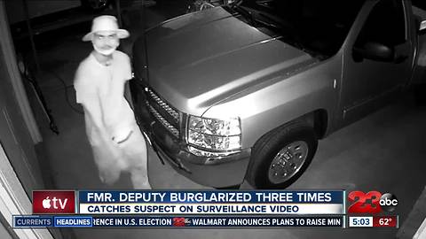 Former sheriff deputy's home robbed 3 times in 14 months