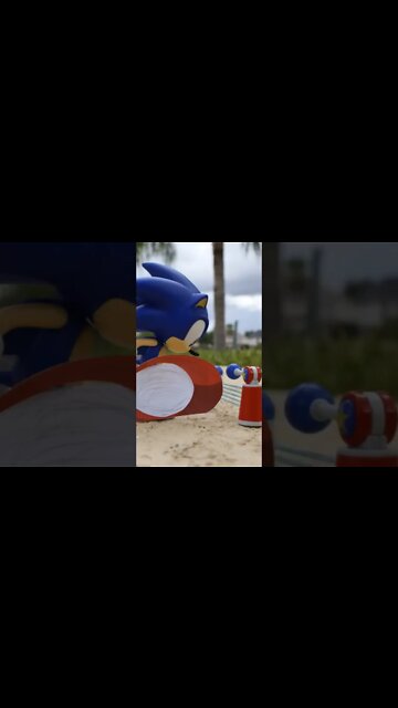 Sonic the Hedgehog Stop Motion Zone 1-2 #shorts #sonicthehedgehog #stopmotion