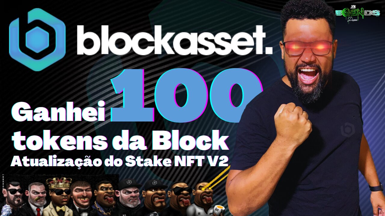 GANHEI 100 TOKENS BLOCKASSET / NFT E ATUALIZAÇÃO STAKE