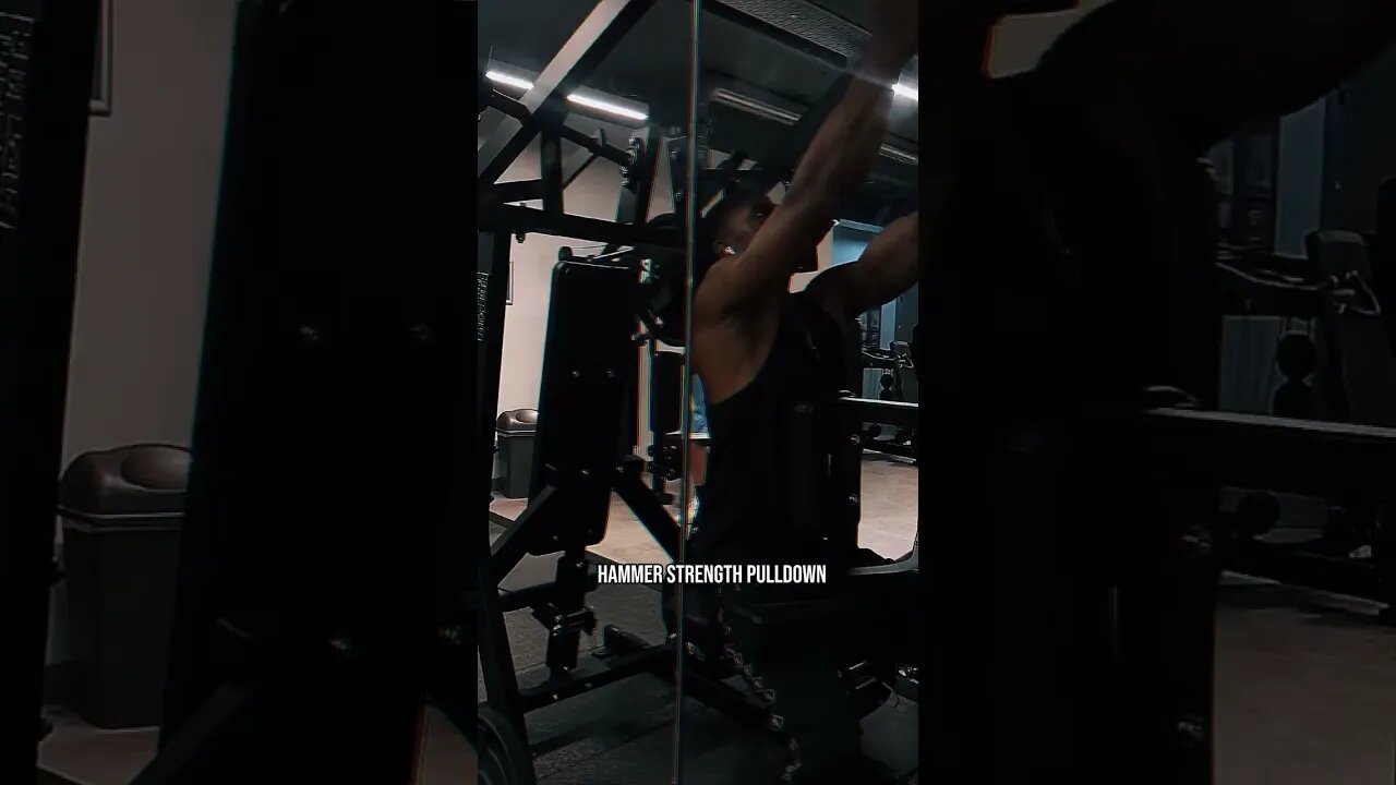Hammer strength pulldown