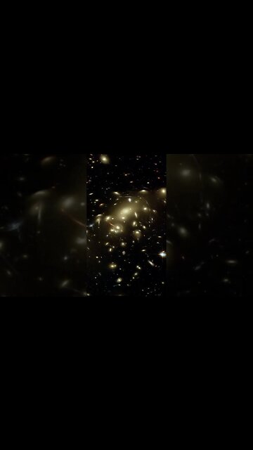Exploring the Depths of the Universe with Gravitational Lensing #shorts #space
