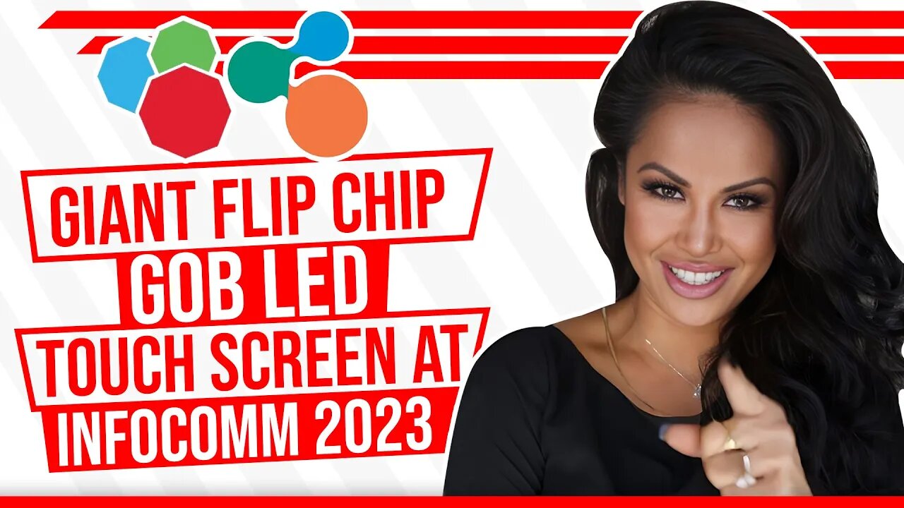 Giant Flip Chip GOB LED Touch Screen Paired With Reactiv SUITE at INFOCOMM 2023