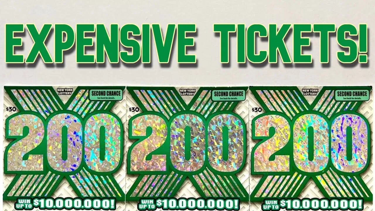 Scratching off EXPENSIVE Scratch Off Tickets from the NY Lottery! #scratchers #lottery #lotto