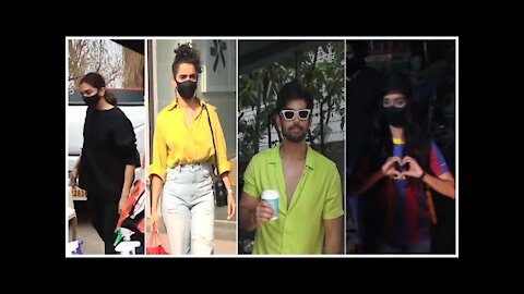 Deepika Padukone, Shraddha Kapoor, Sanya Malhotra & himansh kohli snapped across in the town