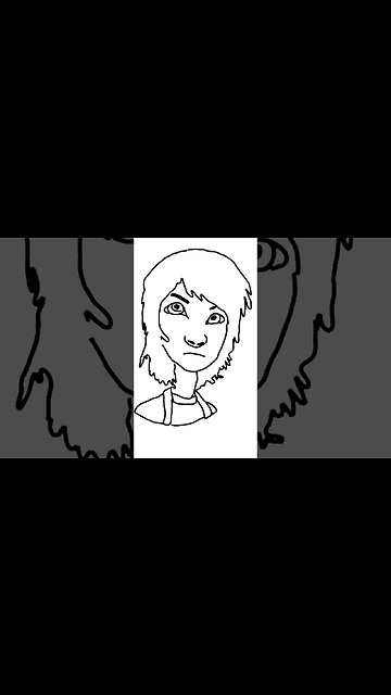 Draw Girl Face Using Shapes... #drawing #art #drawwithme