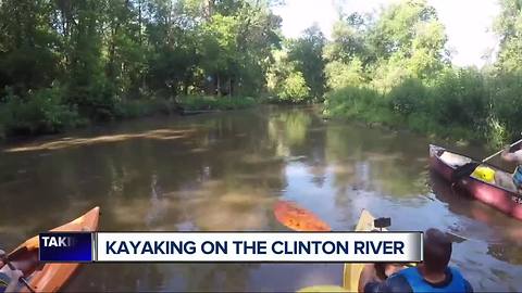 Kayaking on the Clinton River