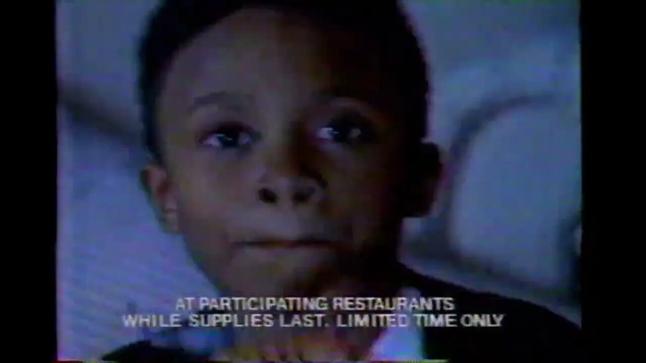 1989 Burger King and McDonald's Happy Meal TV Commercials