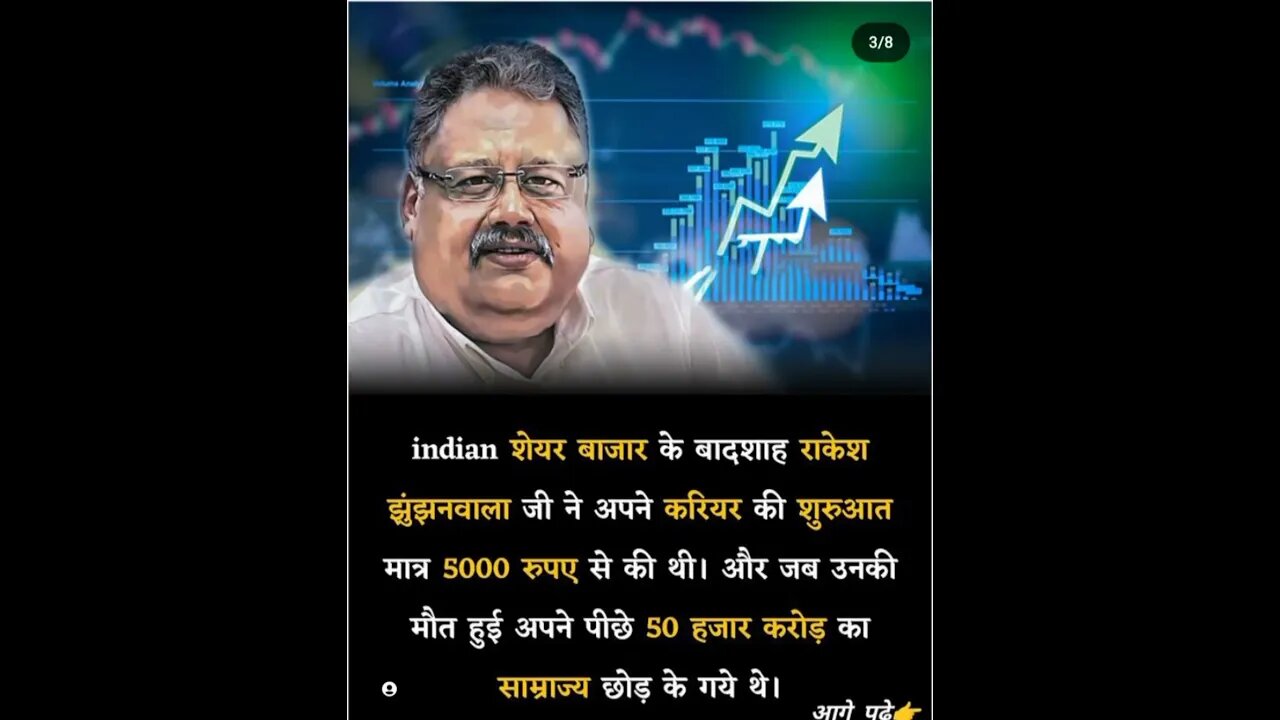 #success in #rakeshjhunjhunwala to best#investment #shortvideo to #nifty #like #trending