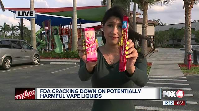 FDA cracks down on e-liquid that looks like candy