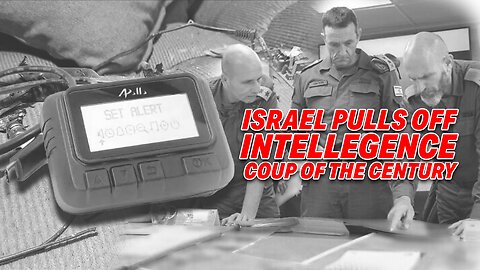 ISRAEL PULLS OFF INTELLIGENCE COUP OF THE CENTURY BY EXPLODING PAGERS WORN ON HEZBOLLAH TERRORISTS!