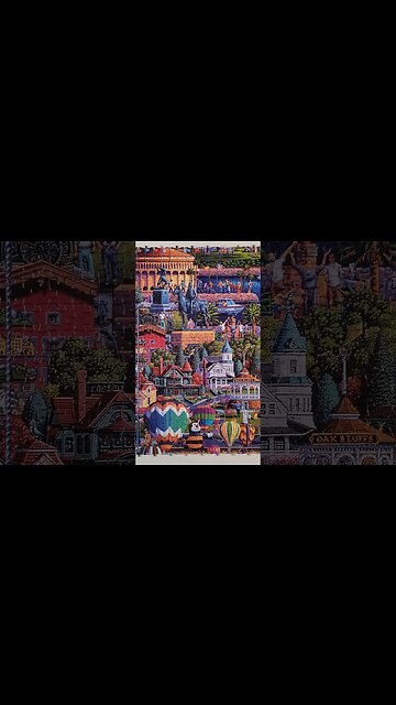 60,000 Piece What a Wonderful World Jigsaw Puzzle Day 45! #shorts #puzzle #jigsawpuzzle #puzzles