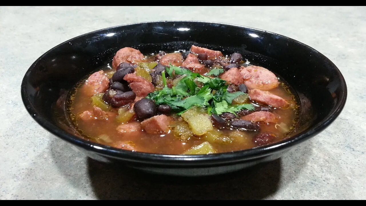 Sausage and Black Bean Soup