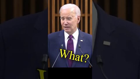 Biden applauses China or I mean Canada