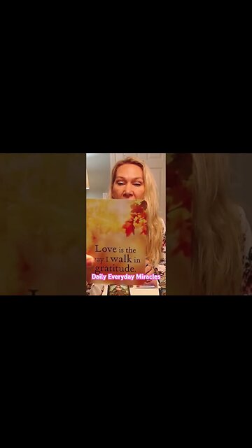 Daily everyday miracles #acim #acourseinmiracles #everydaymiracles #healing