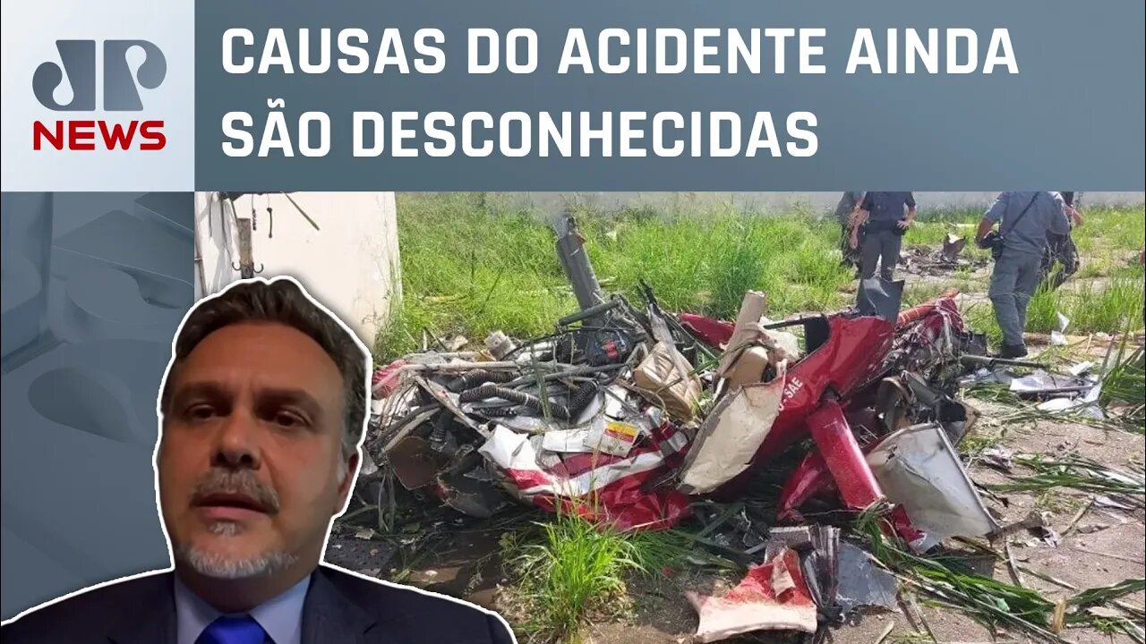 Advogado comenta queda de helicóptero: “Nenhuma possibilidade de pane seca”