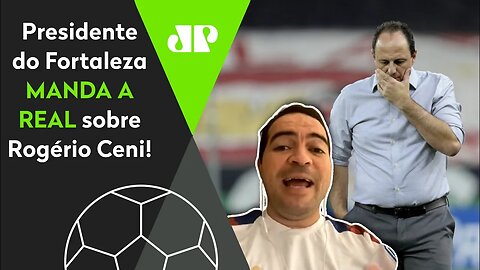 EXCLUSIVO! "O Rogério Ceni é um cara que..." Presidente do Fortaleza ABRE O JOGO sobre ex-Flamengo!