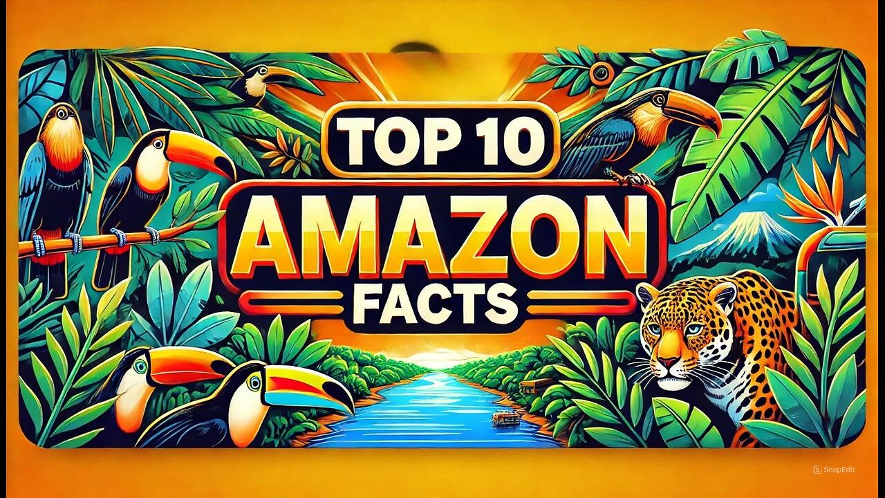 10 Surprising Secrets of the Amazon You DIDN’T Know! 🌿😱 | The Lungs of the Earth