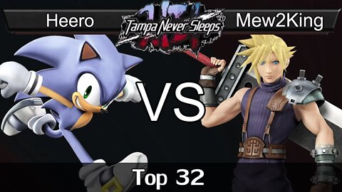 Heero (Sonic) vs. COG MVG|Mew2King (Cloud) - Top 32 - TNS 6